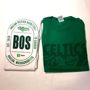 Go Celts! 2 Celtics Playoffs Graphic T’s Cotton XL